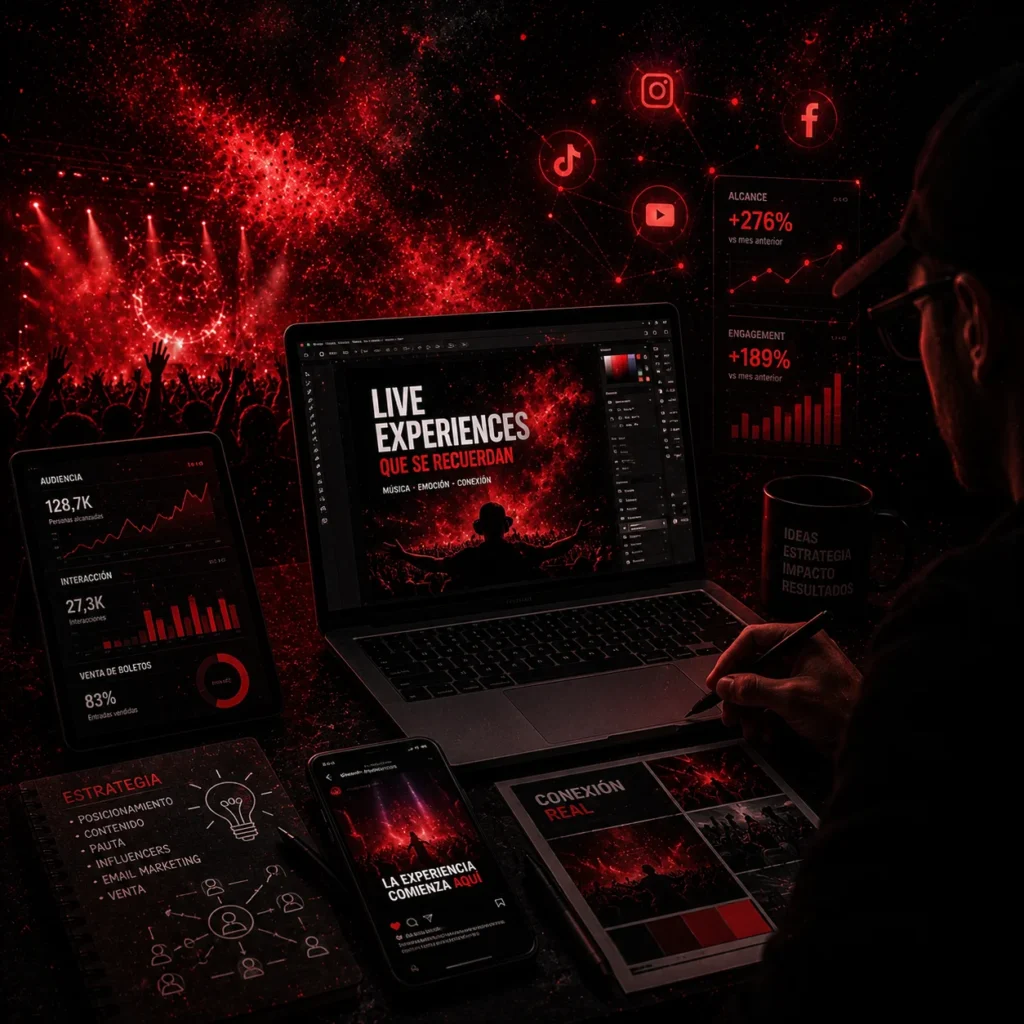 Marketing para experiencias en vivo