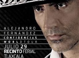 Cartel de Alejandro Fernández en Tlaxcala