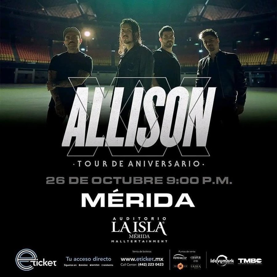 Cartel de Allison en Mérida, Yuc.