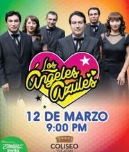 Cartel de Los Ángeles Azules en Mérida, Yuc.