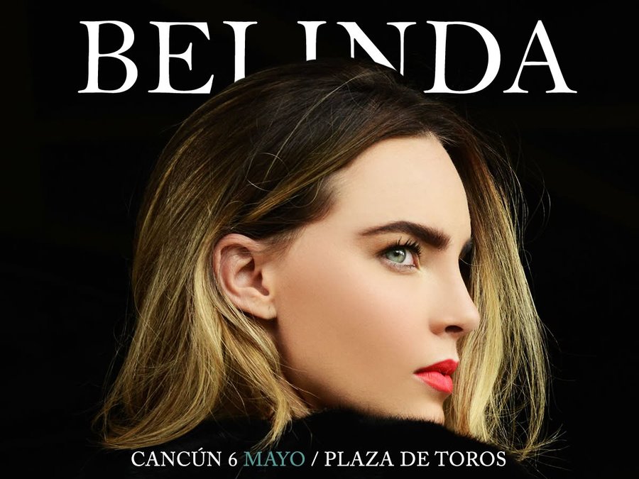 Cartel de Belinda en Cancún
