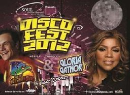 Cartel de Gloria Gaynor & KC en Mérida, Yuc.