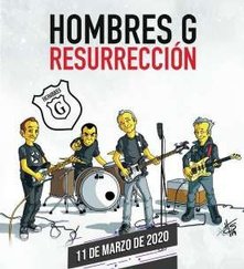 Cartel de Hombres G en Mérida, Yuc.