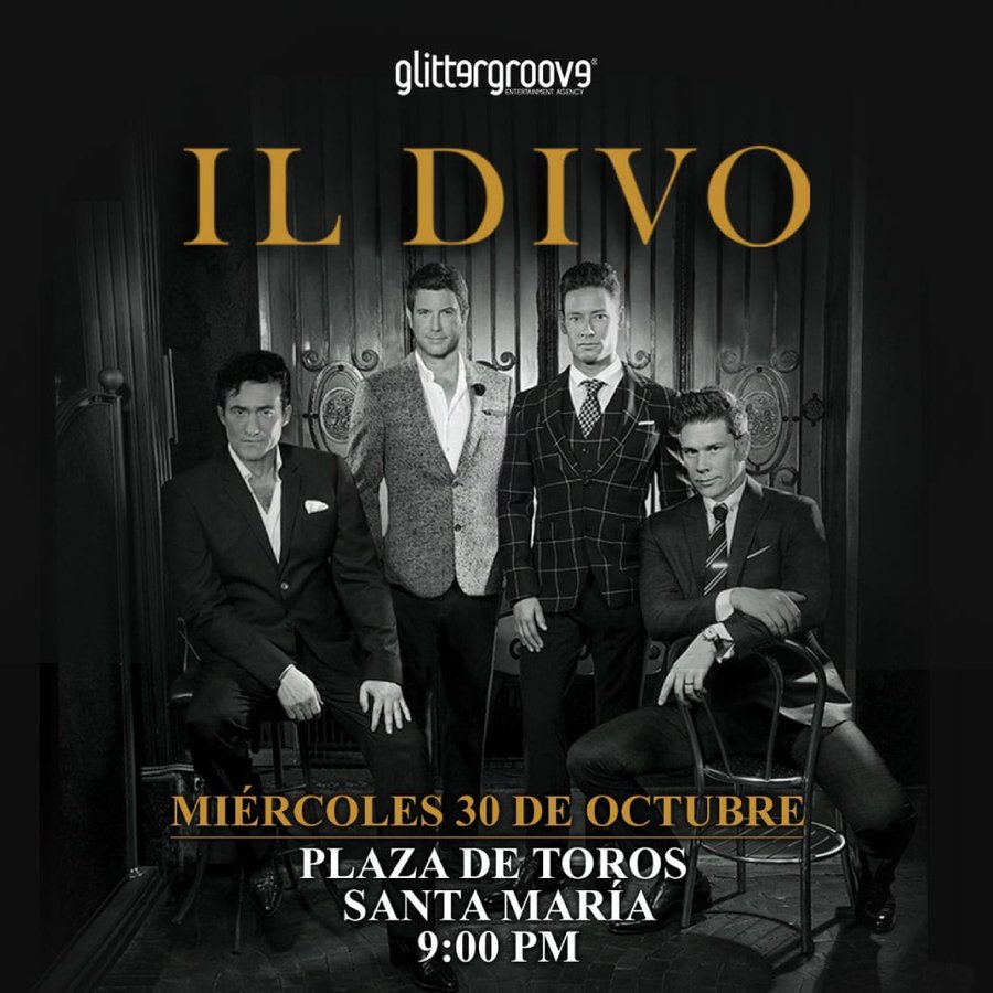 Cartel de Il Divo en Querétaro