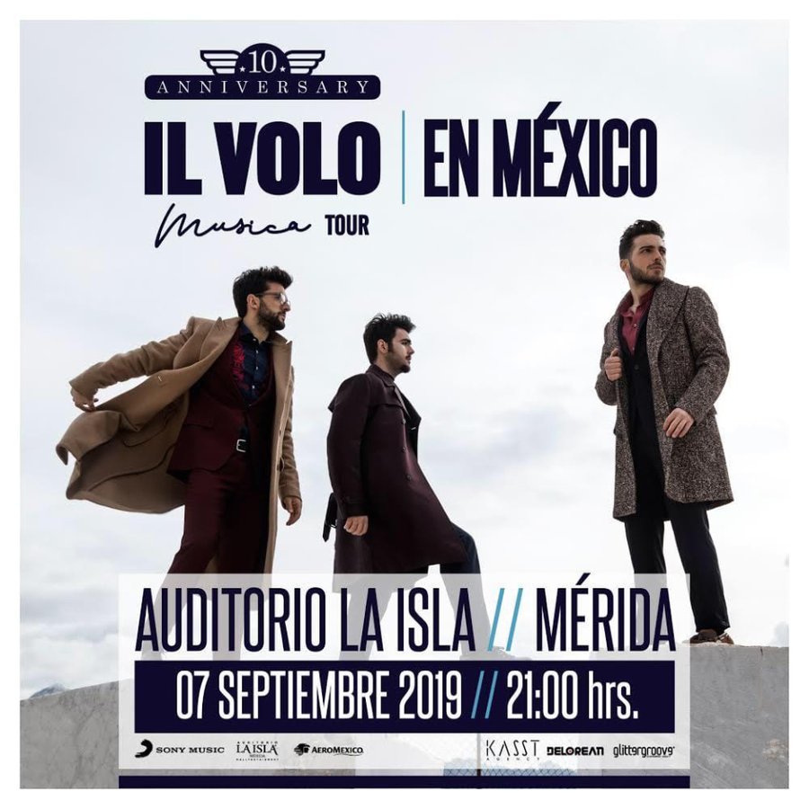 Cartel de Il Volo en CDMX