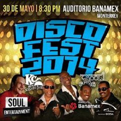 Cartel de KC & The Sunshine en Monterrey