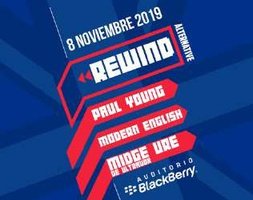 Cartel de Rewind Alternative en CDMX